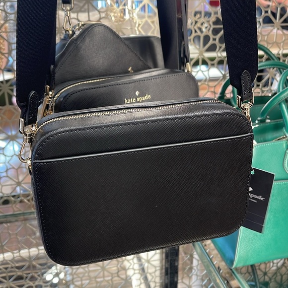 Kate Spade Madison Mini Camera Bag
COLOR:
Black 
NWT - Picture 12 of 16